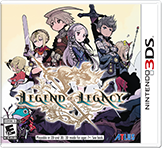 Front Cover for The Legend of Legacy (Nintendo 3DS) (download release)