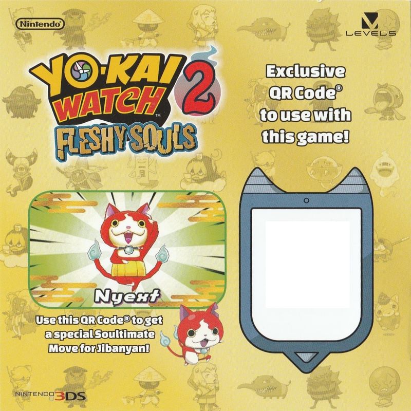 Yo Kai Watch 2 Fleshy Souls Cheats Yo-kai Watch 2: Fleshy Souls cover or packaging material - MobyGames