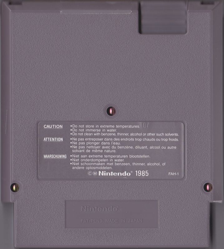Media for Donkey Kong Classics (NES) (Classic Serie): Back