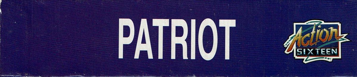Spine/Sides for Patriot (DOS) (Action Sixteen release): Top