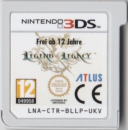 Media for The Legend of Legacy (Nintendo 3DS) (retail release)