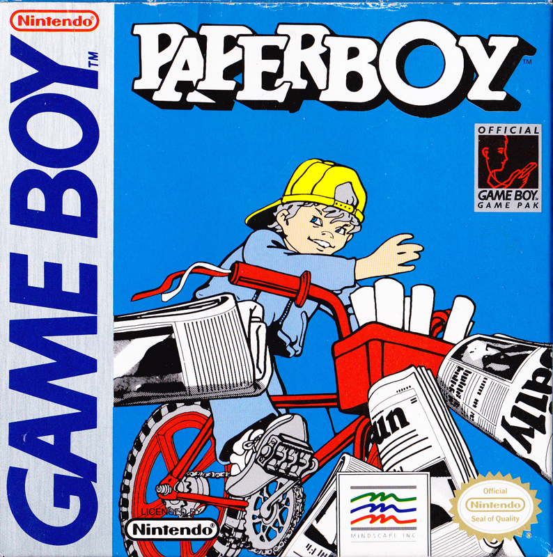 Front Cover for Paperboy (Game Boy)