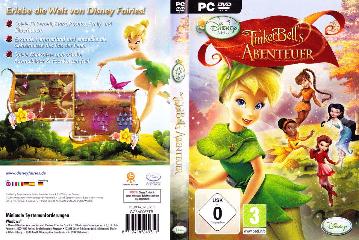 Full Cover for Disney Fairies: Tinker Bell's Adventure (Windows)
