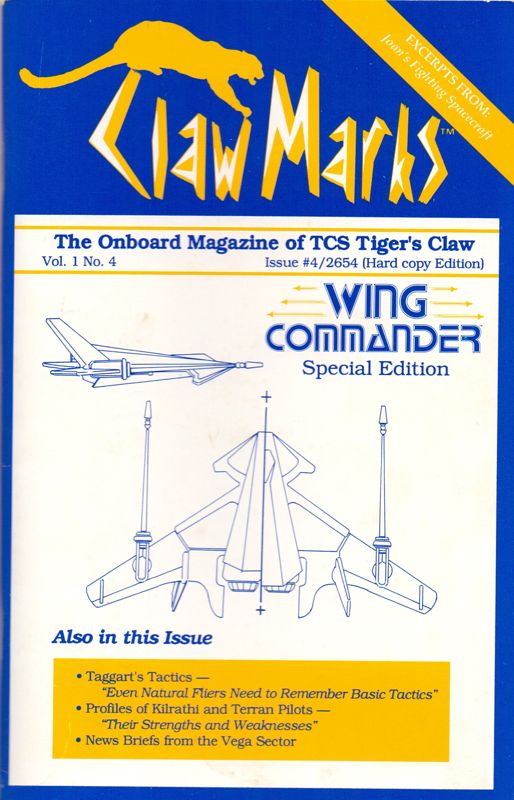 Manual for Wing Commander: Deluxe Edition (DOS): Front