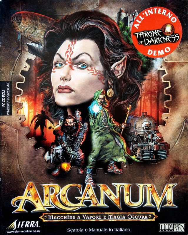 Front Cover for Arcanum: Of Steamworks & Magick Obscura (Windows)