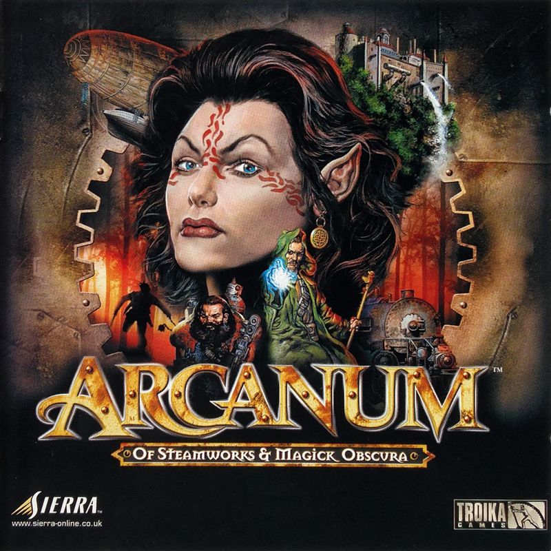 Other for Arcanum: Of Steamworks & Magick Obscura (Windows): Jewel Case - Front