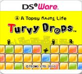 Front Cover for A Topsy Turvy Life: Turvy Drops (Nintendo DSi) (download release)