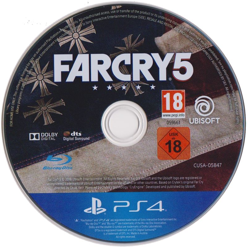 Far Cry 5 cover or packaging material - MobyGames