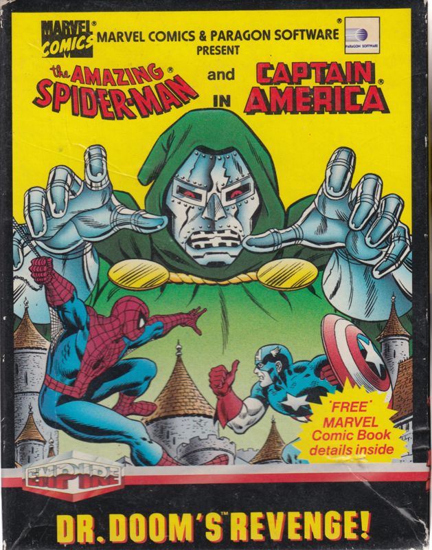 Front Cover for The Amazing Spider-Man and Captain America in Dr. Doom's Revenge! (ZX Spectrum)