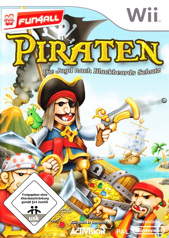 Front Cover for Pirates: Hunt for Blackbeard's Booty (Wii)