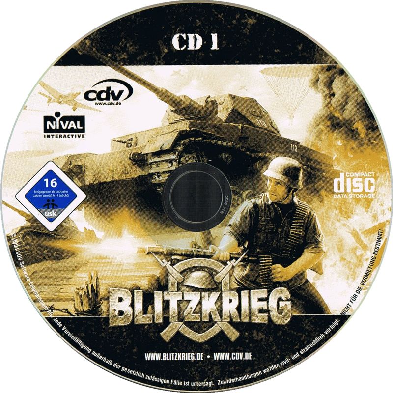 Media for Blitzkrieg (Windows) (Re-Release): Disc 1
