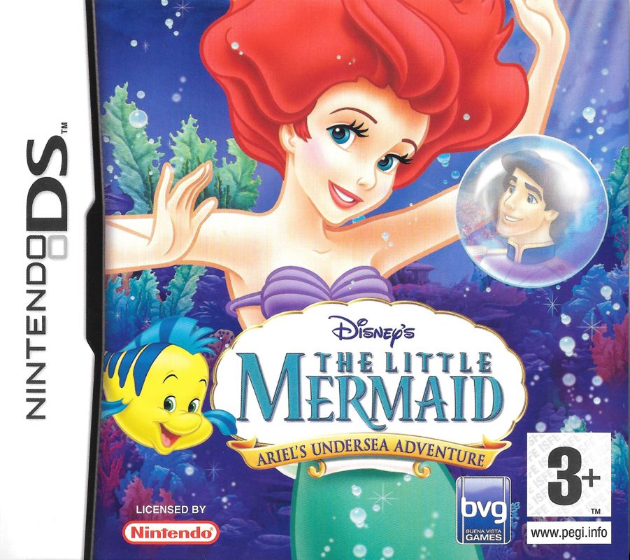 Front Cover for Disney's The Little Mermaid: Ariel's Undersea Adventure (Nintendo DS)