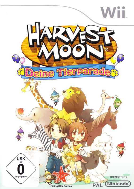 Front Cover for Harvest Moon: Animal Parade (Wii)
