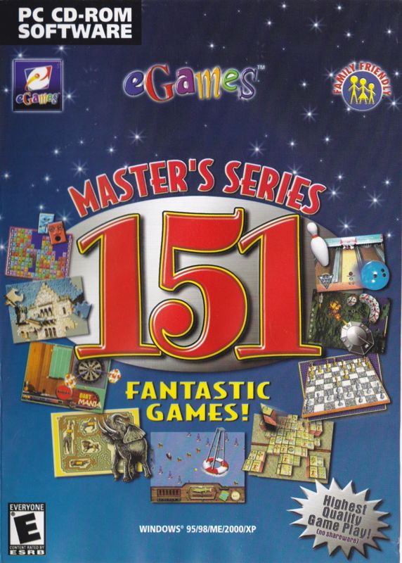 Front Cover for eGames Master Series 151 (Windows) (Greenstreet release)