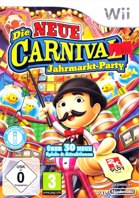 Front Cover for New Carnival Games (Wii)