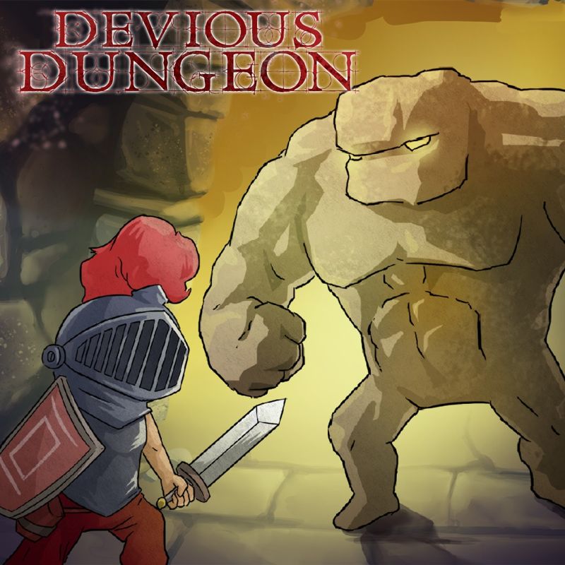 Front Cover for Devious Dungeon (PS Vita and PlayStation 4) (download release)