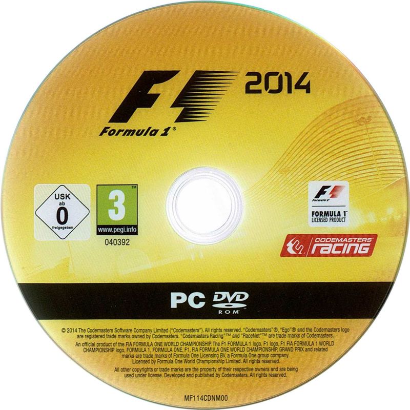 Media for F1 2014 (Windows)