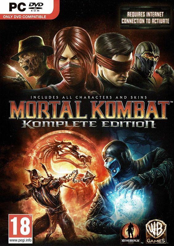 Mortal Kombat: Komplete Edition cover or packaging material - MobyGames