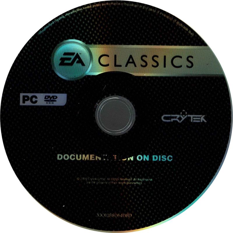 Media for Crysis: Maximum Edition (Windows) (EA Classics release): Documentation Disc
