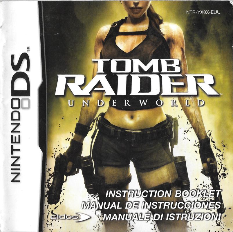 Manual for Tomb Raider: Underworld (Nintendo DS): Front