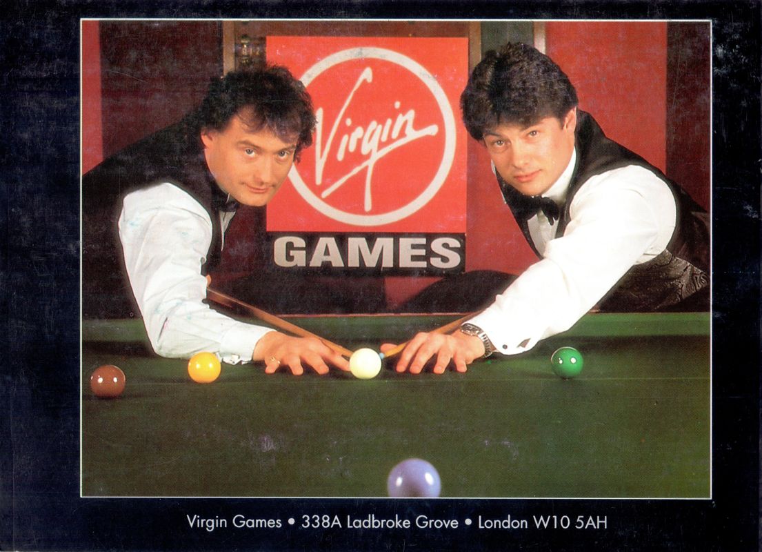 Manual for Jimmy White's 'Whirlwind' Snooker (Amiga) (Bundled with cue chalk and History and Rules of Snooker book): Back