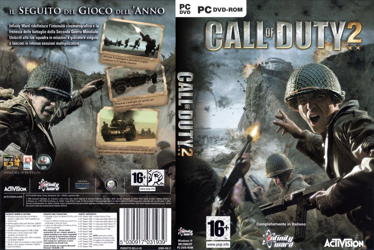 Full Cover for Call of Duty 2 (Windows) .