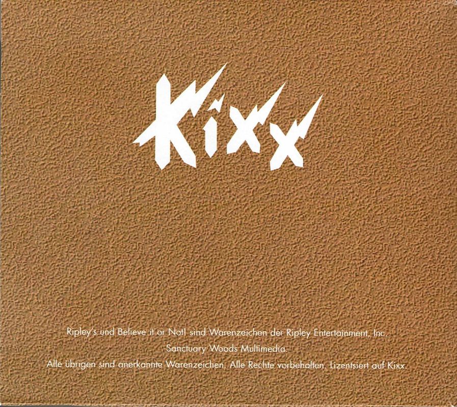 Other for Ripley's Believe It or Not!: The Riddle of Master Lu (DOS) (Kixx release): Digipak - Right Flap - Outside