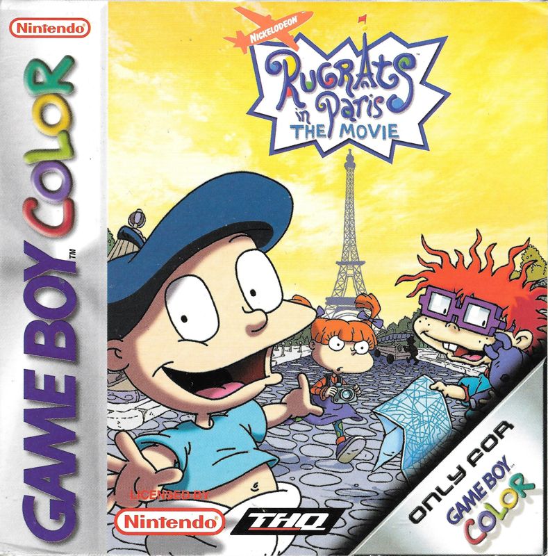Front Cover for Rugrats in Paris: The Movie (Game Boy Color)