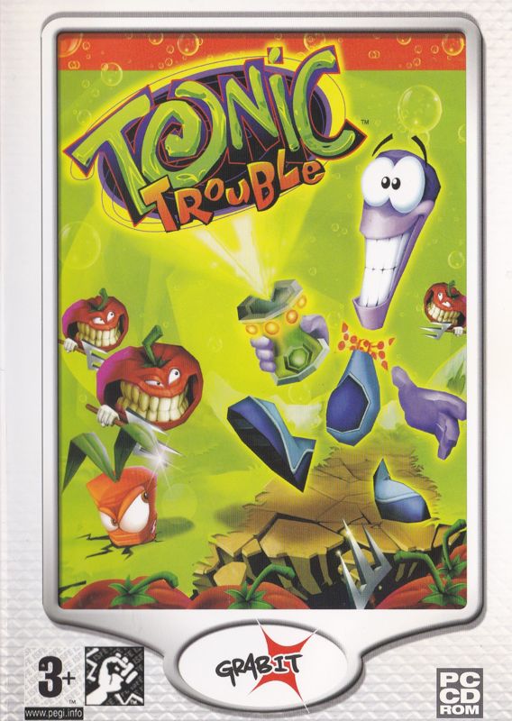 Inside Cover for 10 Krazy Kids PC Games (Windows): Tonic Trouble: Front