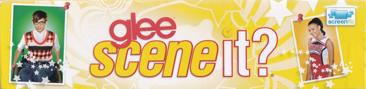 Spine/Sides for Scene It?: Glee (DVD Player): Lid: Top