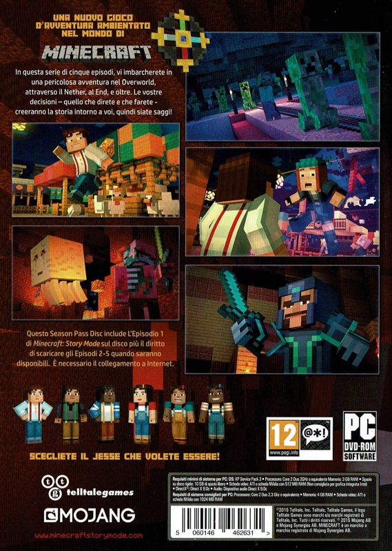 Game Minecraft - Story Mode - Season Pass Disc -Ps4