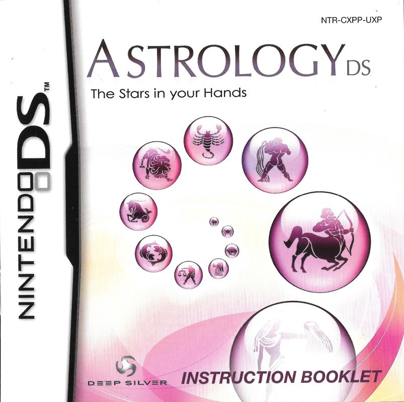 Manual for Astrology DS: The Stars in your Hands (Nintendo DS): Front