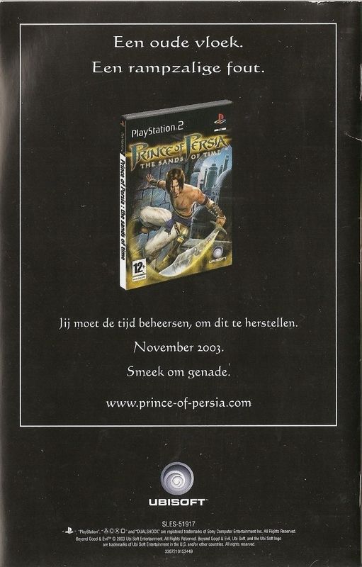 Manual for Beyond Good & Evil (PlayStation 2): Back