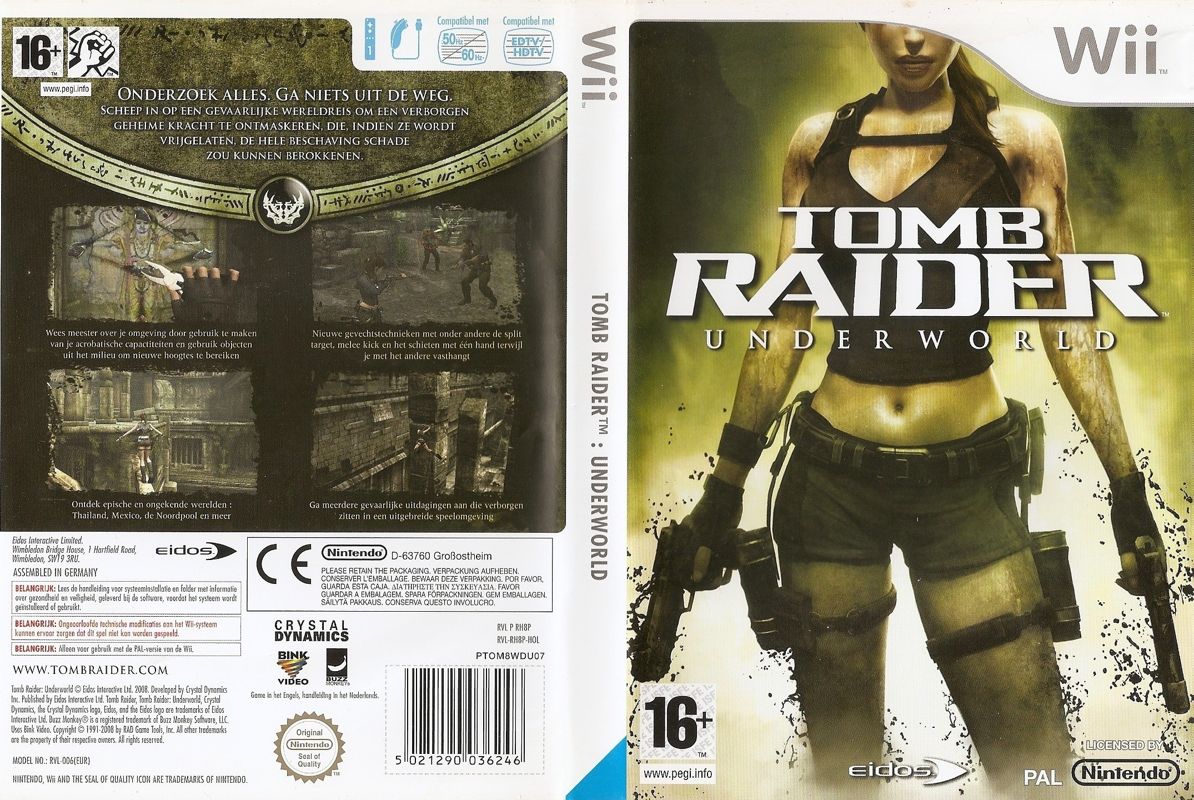 Full Cover for Tomb Raider: Underworld (Wii)
