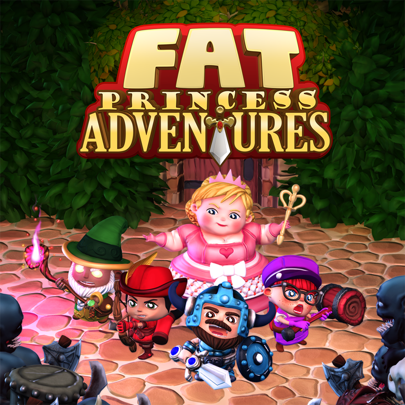 Front Cover for Fat Princess: Adventures (PlayStation 4) (download release)