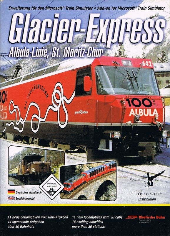 Front Cover for Glacier-Express: Albula-Linie, St. Moritz-Chur (Windows)