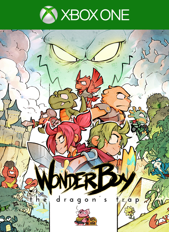 Front Cover for Wonder Boy: The Dragon's Trap (Xbox One) (download release): 1st version