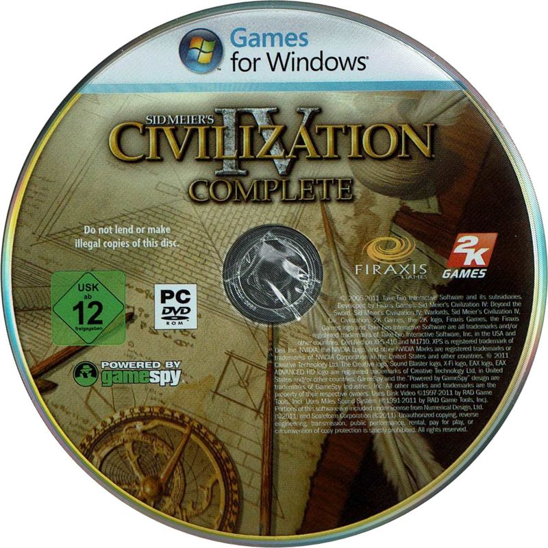 Media for Sid Meier's Civilization IV: The Complete Edition (Windows): Sid Meier's Civilization IV: Complete