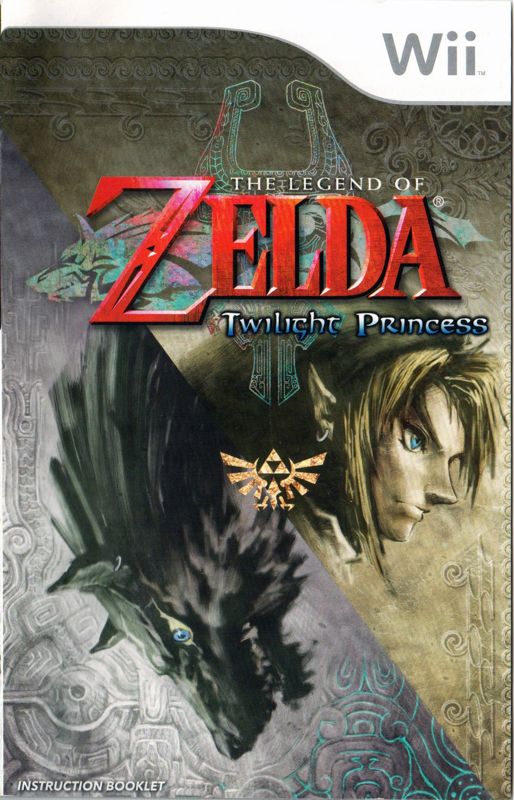 Manual for The Legend of Zelda: Twilight Princess (Wii): Front