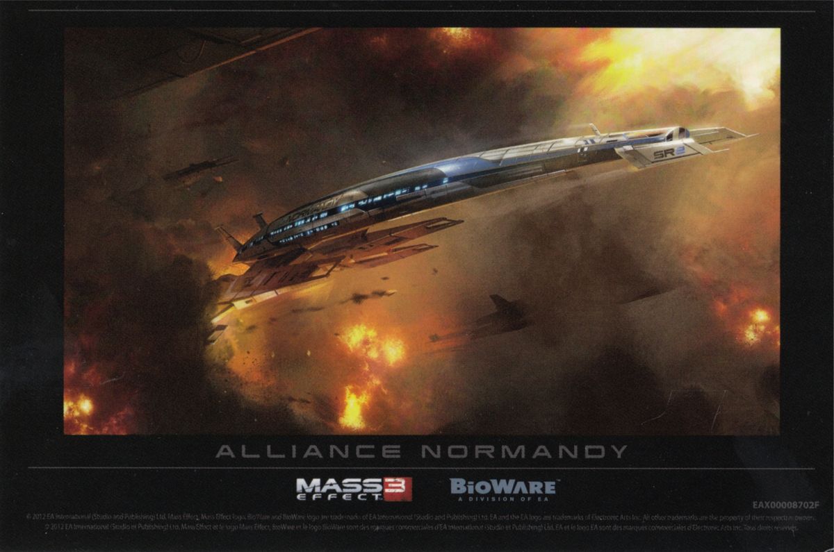 Extras for Mass Effect 3 (N7 Collector's Edition) (Windows): Lithograph Print