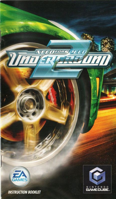 Manual for Need for Speed: Underground 2 (GameCube): Front