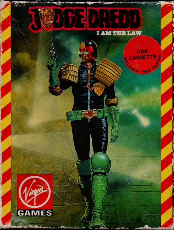 Front Cover for Judge Dredd (Commodore 64)