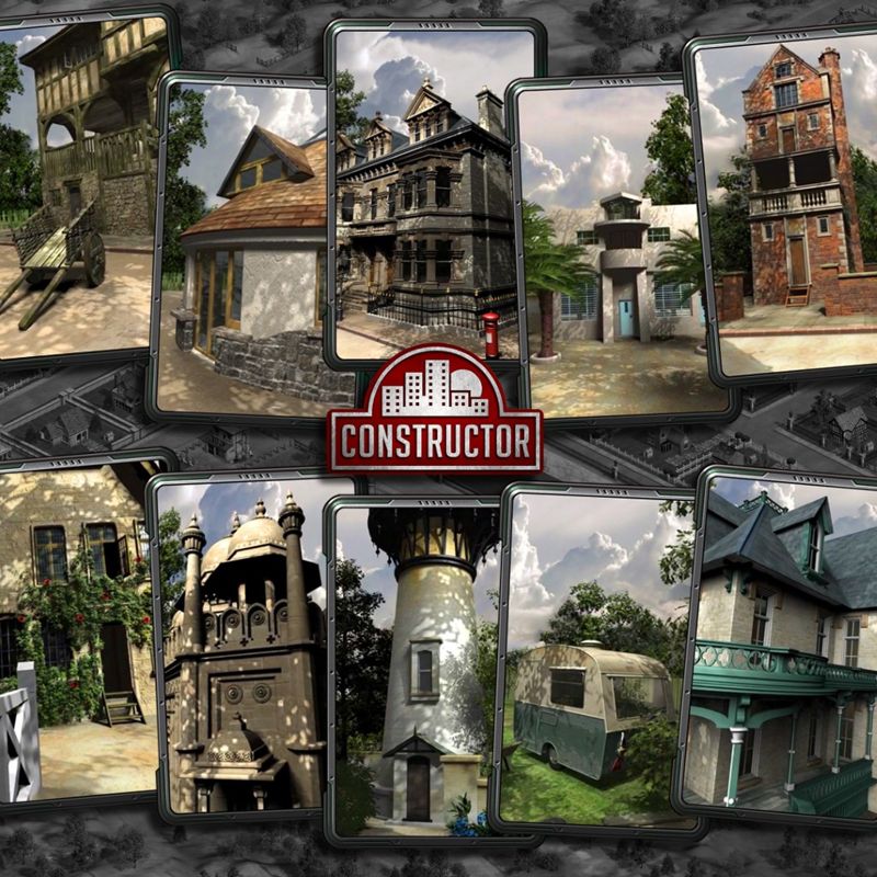 Front Cover for Constructor: Building Pack 1 - World Tenant Buildings (PlayStation 4) (download release)