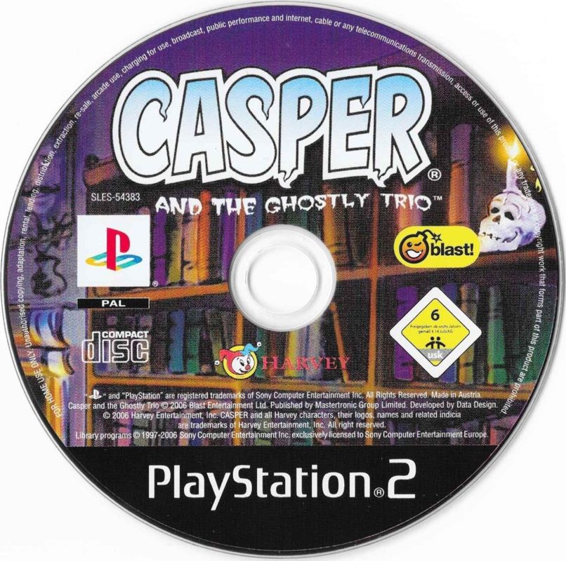 Media for Casper and the Ghostly Trio (PlayStation 2)