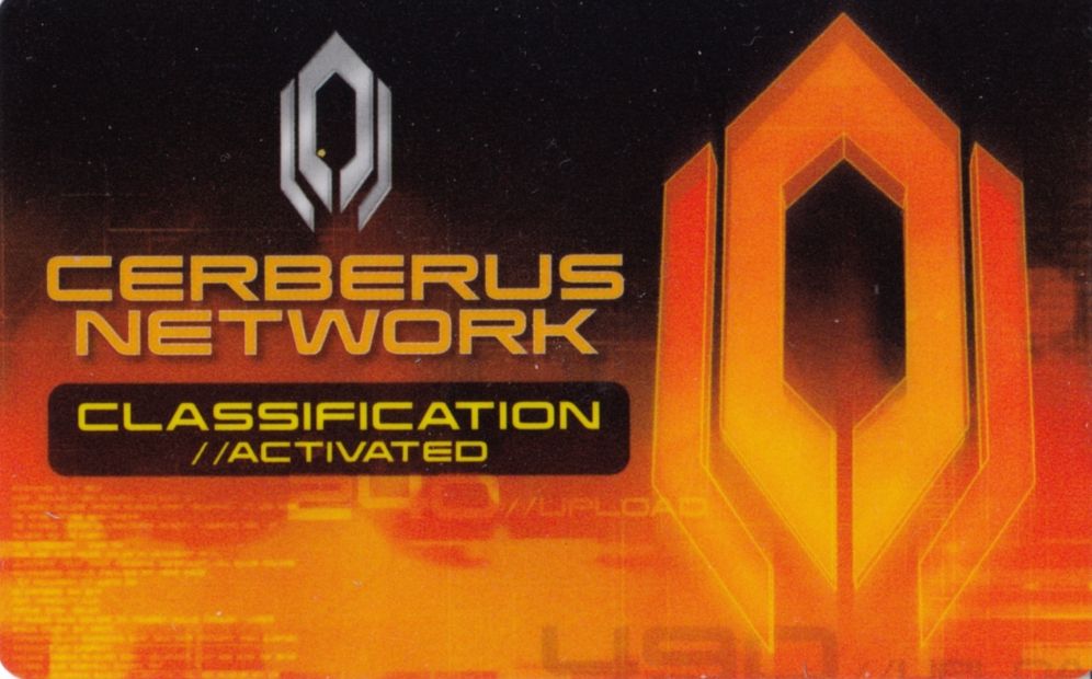 Extras for Mass Effect 2 (Collector's Edition) (Windows) (European English release): Cerberus Network Activation - Front