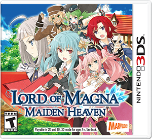 Front Cover for Lord of Magna: Maiden Heaven (Nintendo 3DS) (download release)