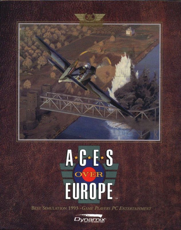 Front Cover for Aces Over Europe (DOS) (Second release)