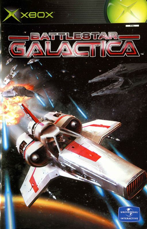 Manual for Battlestar Galactica (Xbox): Front