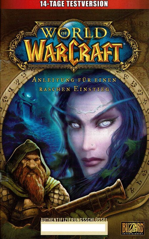 Manual for World of WarCraft (Macintosh and Windows) (Trial Version): Front