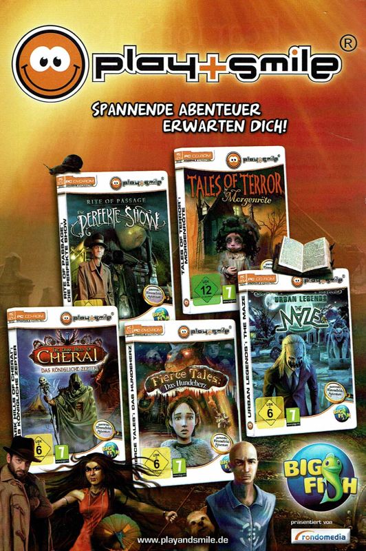 Manual for Fear for Sale: Sunnyvale Story (Windows) (play+smile release): Back